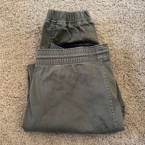 Abercrombie & Fitch Green Stretch Joggers